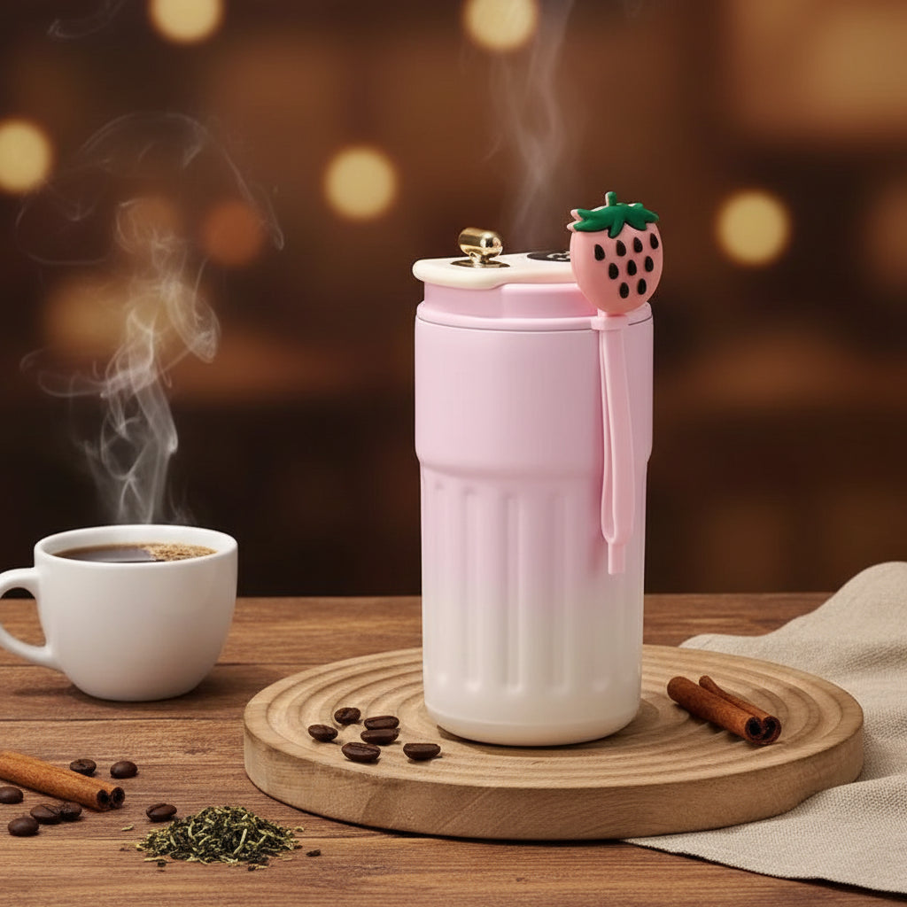Inteligentny kubek termiczny 450 ml z wyświetlaczem temperatury